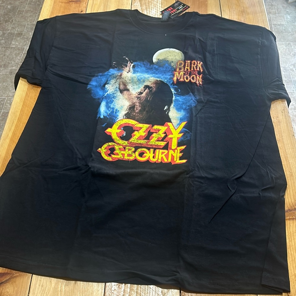 Ozzy Osbourne Bark At The Moon T-shirt Global Men's Size X Large Band Tee Black